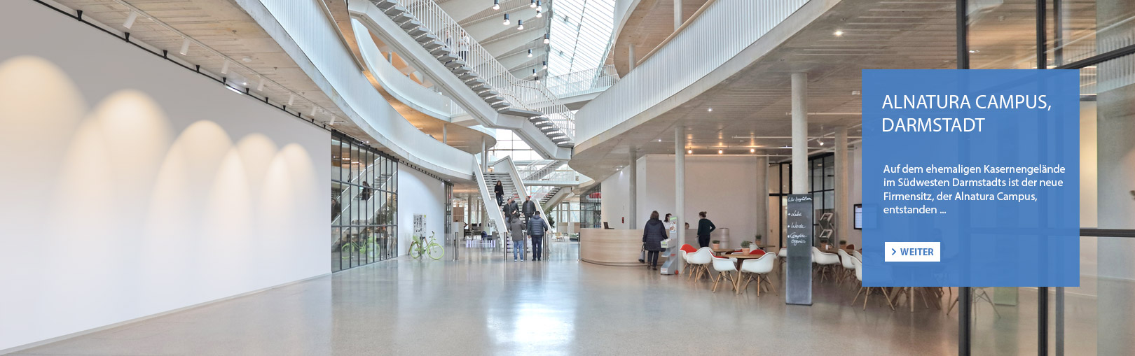 RHEORAPID<sup>®</sup> Schnellzement Referenz Alnatura Campus Darmstadt